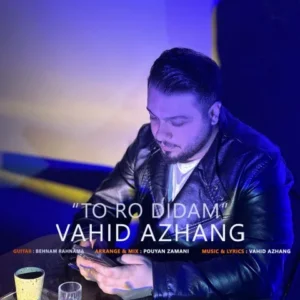 دانلود آهنگ جدید وحید آژنگ تو رو دیدم